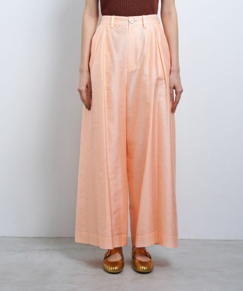 LANVIN en Bleu / ランバン オン ブルー その他パンツ | シャンタンタフタワイドパンツ | 詳細13