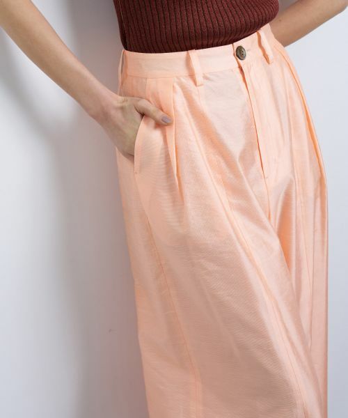 LANVIN en Bleu / ランバン オン ブルー その他パンツ | シャンタンタフタワイドパンツ | 詳細16