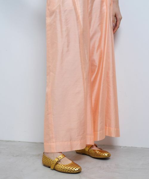 LANVIN en Bleu / ランバン オン ブルー その他パンツ | シャンタンタフタワイドパンツ | 詳細17