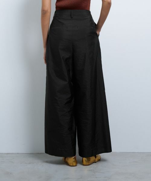 LANVIN en Bleu / ランバン オン ブルー その他パンツ | シャンタンタフタワイドパンツ | 詳細6