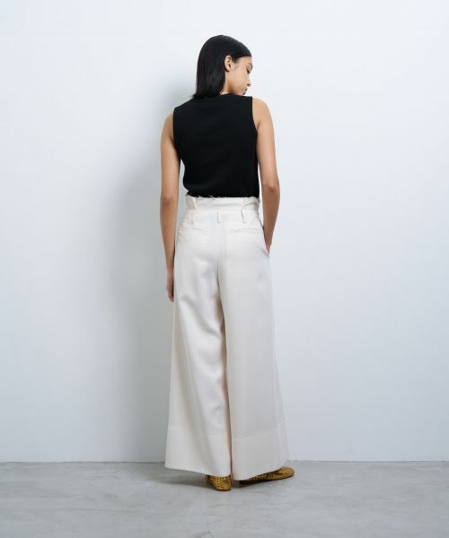 LANVIN en Bleu / ランバン オン ブルー その他パンツ | オックスハイウエストワイドパンツ | 詳細12