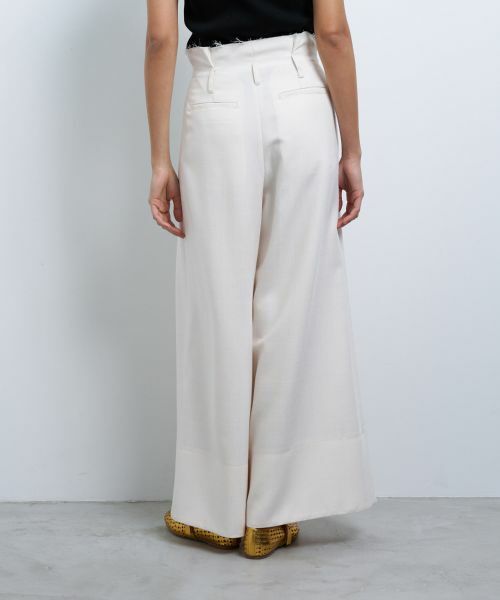 LANVIN en Bleu / ランバン オン ブルー その他パンツ | オックスハイウエストワイドパンツ | 詳細17