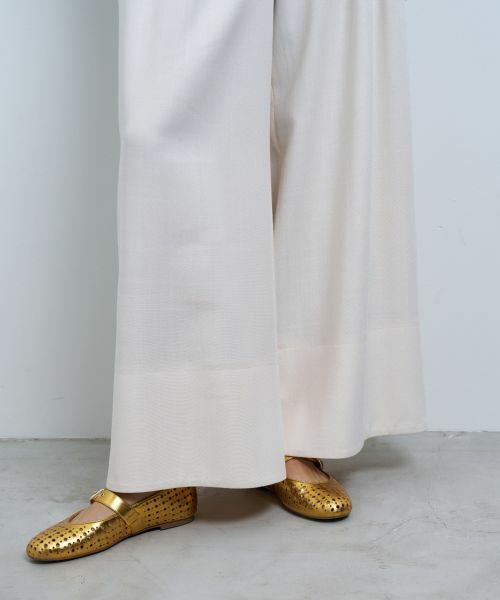 LANVIN en Bleu / ランバン オン ブルー その他パンツ | オックスハイウエストワイドパンツ | 詳細19