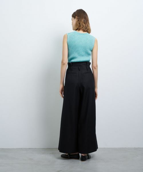 LANVIN en Bleu / ランバン オン ブルー その他パンツ | オックスハイウエストワイドパンツ | 詳細3