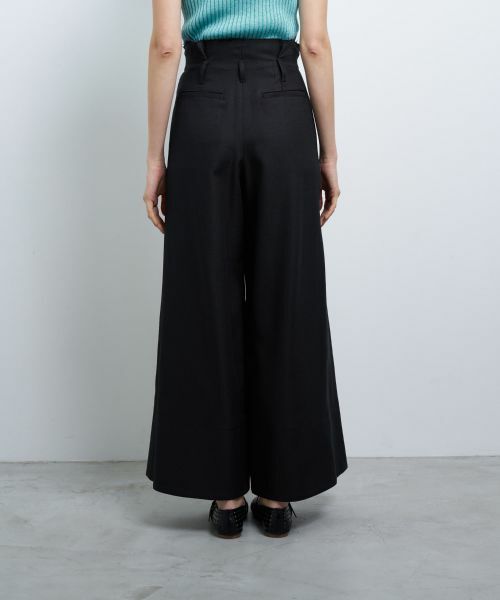 LANVIN en Bleu / ランバン オン ブルー その他パンツ | オックスハイウエストワイドパンツ | 詳細7