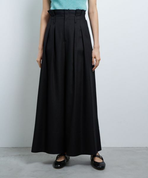 LANVINcollection ハイウエストパンツ オックスハイウエストワイドパンツ|LANVIN en Bleu | LANVIN en