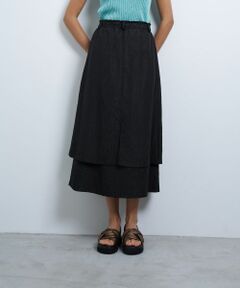 LANVIN en Bleu / ランバン オン ブルー ロング・マキシ丈スカート | 撥水レイヤードスカート