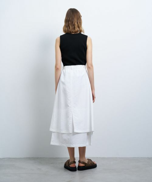 LANVIN en Bleu / ランバン オン ブルー ロング・マキシ丈スカート | 撥水レイヤードスカート | 詳細10