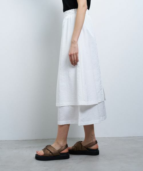 LANVIN en Bleu / ランバン オン ブルー ロング・マキシ丈スカート | 撥水レイヤードスカート | 詳細14