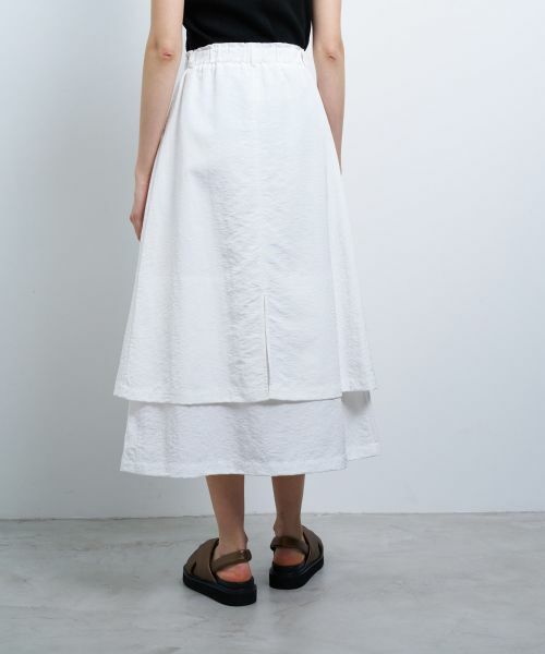 LANVIN en Bleu / ランバン オン ブルー ロング・マキシ丈スカート | 撥水レイヤードスカート | 詳細15