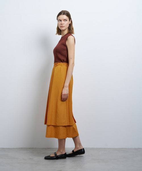 LANVIN en Bleu / ランバン オン ブルー ロング・マキシ丈スカート | 撥水レイヤードスカート | 詳細2