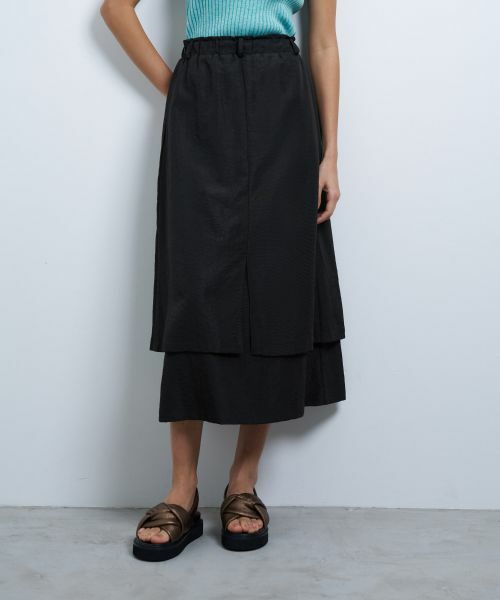 LANVIN en Bleu / ランバン オン ブルー ロング・マキシ丈スカート | 撥水レイヤードスカート | 詳細22