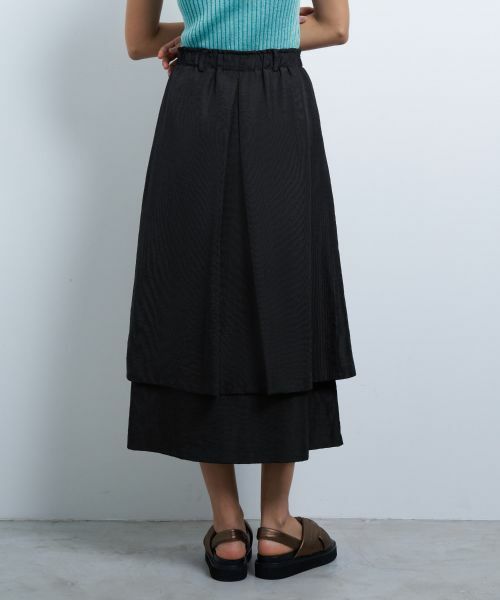 LANVIN en Bleu / ランバン オン ブルー ロング・マキシ丈スカート | 撥水レイヤードスカート | 詳細24