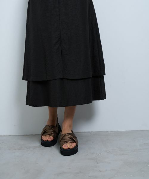 LANVIN en Bleu / ランバン オン ブルー ロング・マキシ丈スカート | 撥水レイヤードスカート | 詳細26