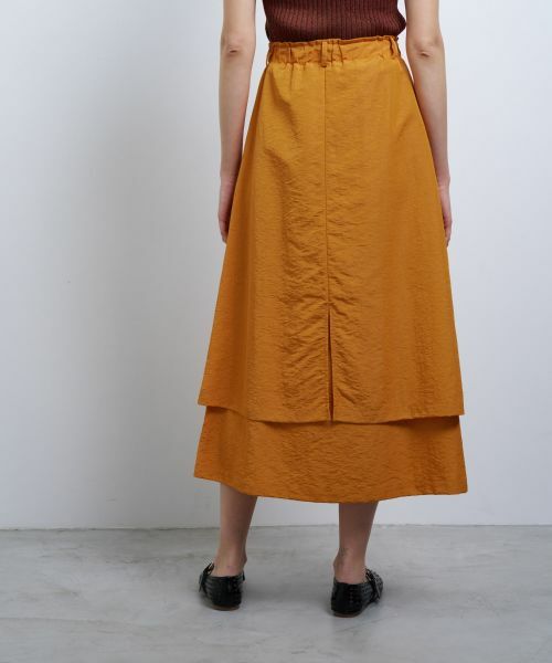 LANVIN en Bleu / ランバン オン ブルー ロング・マキシ丈スカート | 撥水レイヤードスカート | 詳細6