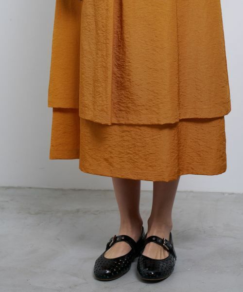 LANVIN en Bleu / ランバン オン ブルー ロング・マキシ丈スカート | 撥水レイヤードスカート | 詳細8