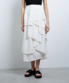 【美品】LANVIN SPORT フレアスカート サイズ36 ホワイト LANVIN SPORT 神白スカート【Sunscreen NIR】 -デサントストア