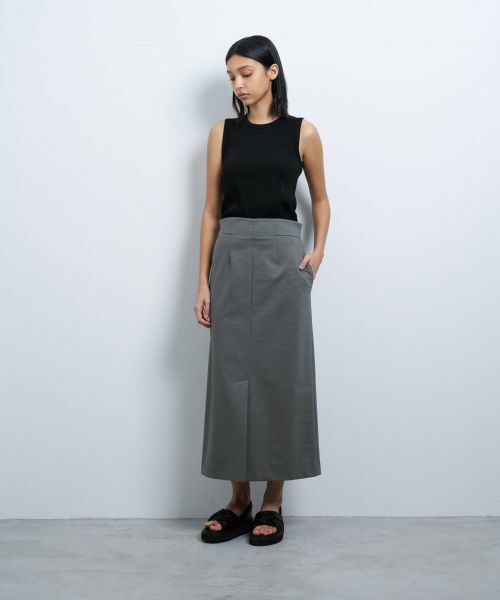 LANVIN en Bleu / ランバン オン ブルー ロング・マキシ丈スカート | ストレッチポンチペンシルスカート | 詳細1