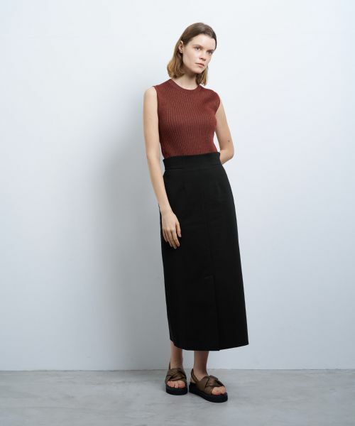 LANVIN en Bleu / ランバン オン ブルー ロング・マキシ丈スカート | ストレッチポンチペンシルスカート | 詳細10