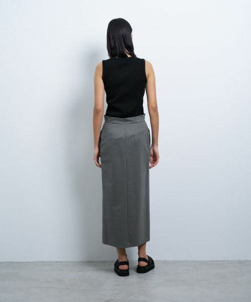 LANVIN en Bleu / ランバン オン ブルー ロング・マキシ丈スカート | ストレッチポンチペンシルスカート | 詳細3