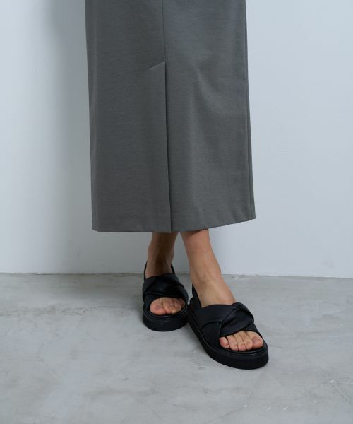 LANVIN en Bleu / ランバン オン ブルー ロング・マキシ丈スカート | ストレッチポンチペンシルスカート | 詳細9