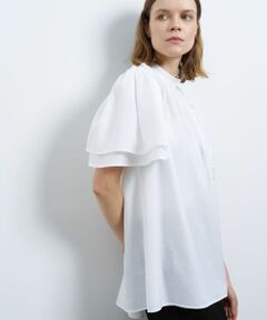 LANVIN en Bleu / ランバン オン ブルー シャツ・ブラウス | 撥水ブライトローンブラウス