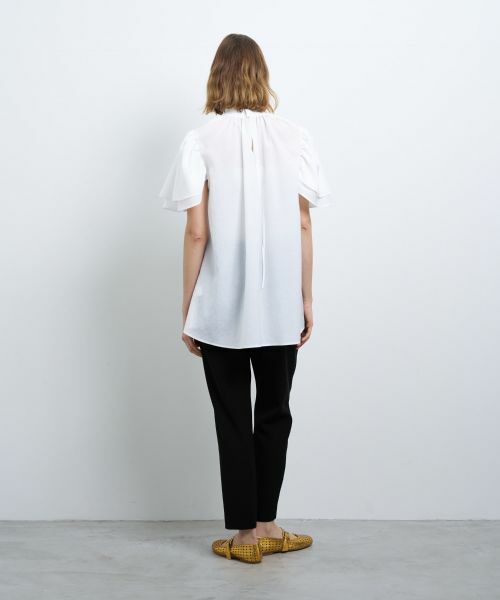 LANVIN en Bleu / ランバン オン ブルー シャツ・ブラウス | 撥水ブライトローンブラウス | 詳細16