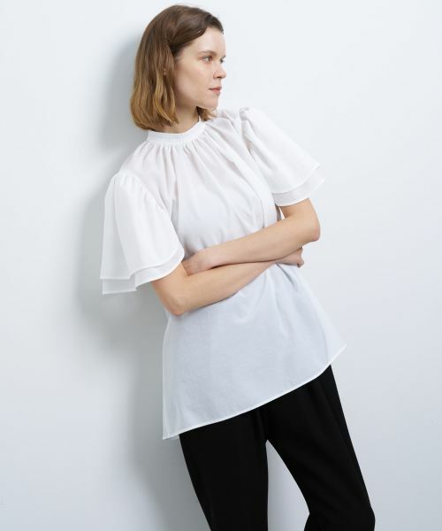 LANVIN en Bleu / ランバン オン ブルー シャツ・ブラウス | 撥水ブライトローンブラウス | 詳細17