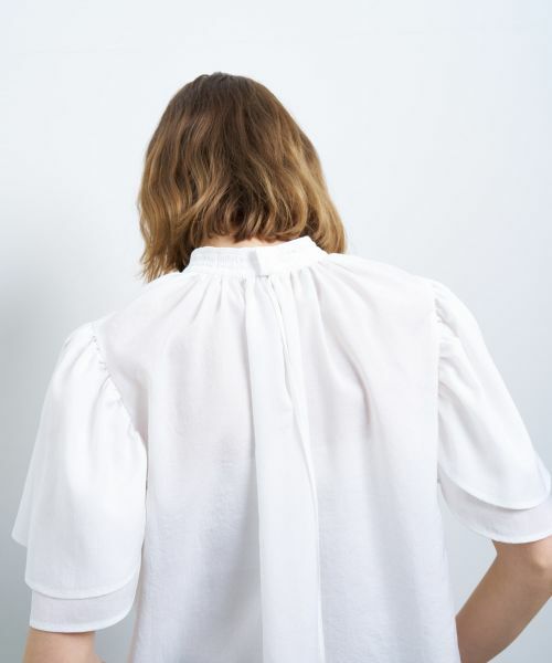 LANVIN en Bleu / ランバン オン ブルー シャツ・ブラウス | 撥水ブライトローンブラウス | 詳細21