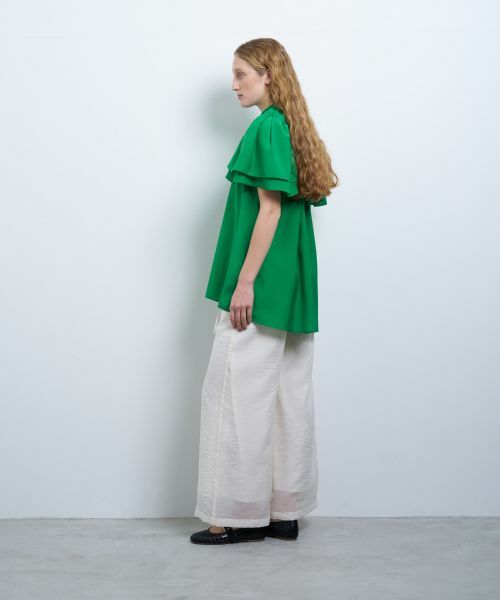 LANVIN en Bleu / ランバン オン ブルー シャツ・ブラウス | 撥水ブライトローンブラウス | 詳細8