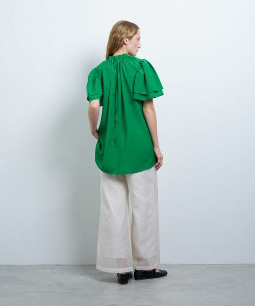 LANVIN en Bleu / ランバン オン ブルー シャツ・ブラウス | 撥水ブライトローンブラウス | 詳細9