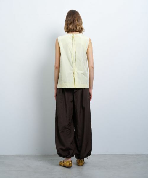 LANVIN en Bleu / ランバン オン ブルー シャツ・ブラウス | シャンブレータフタフリルブラウス | 詳細10