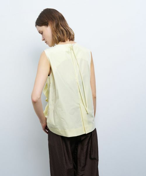 LANVIN en Bleu / ランバン オン ブルー シャツ・ブラウス | シャンブレータフタフリルブラウス | 詳細13