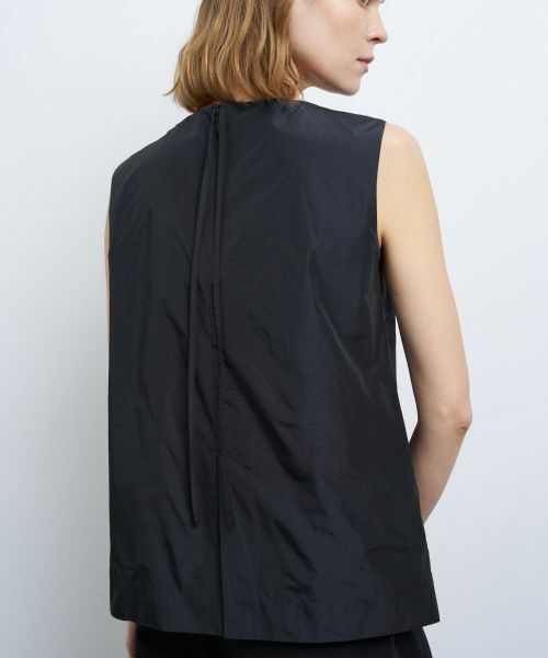 LANVIN en Bleu / ランバン オン ブルー シャツ・ブラウス | シャンブレータフタフリルブラウス | 詳細6