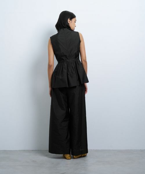 LANVIN en Bleu / ランバン オン ブルー シャツ・ブラウス | シャンタンタフタペプラムブラウス | 詳細10