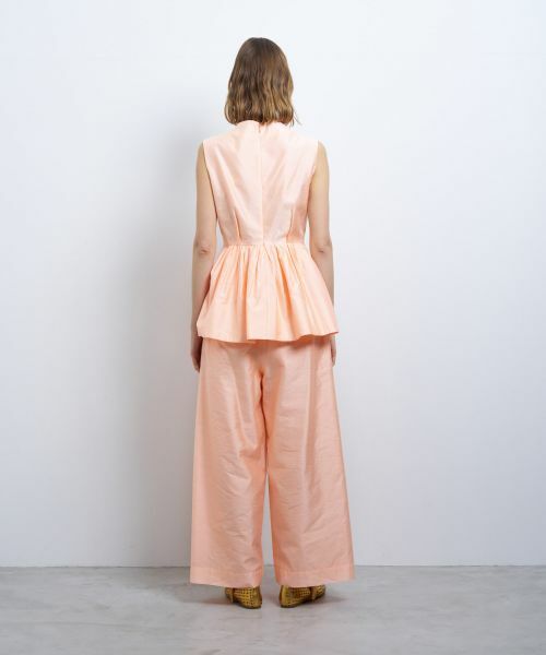 LANVIN en Bleu / ランバン オン ブルー シャツ・ブラウス | シャンタンタフタペプラムブラウス | 詳細3