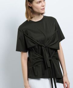 LANVIN en Bleu / ランバン オン ブルー Tシャツ | アシンメノットTシャツ