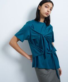 LANVIN en Bleu / ランバン オン ブルー Tシャツ | アシンメノットTシャツ