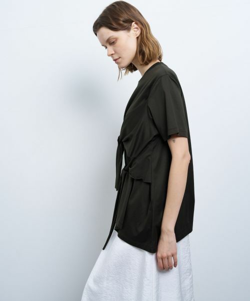 LANVIN en Bleu / ランバン オン ブルー Tシャツ | アシンメノットTシャツ | 詳細11