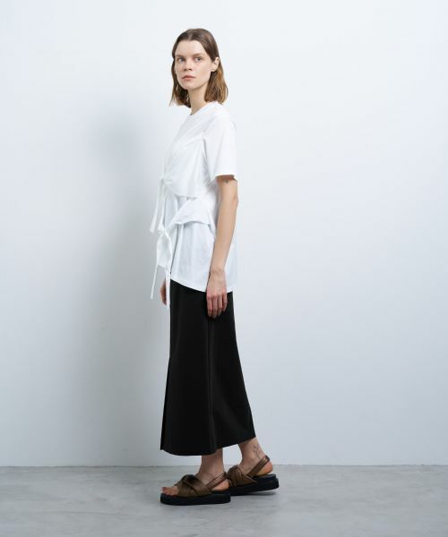 LANVIN en Bleu / ランバン オン ブルー Tシャツ | アシンメノットTシャツ | 詳細16