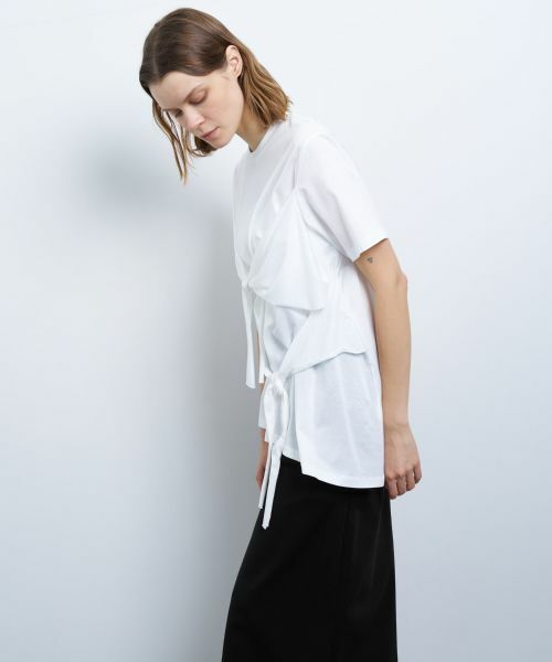 LANVIN en Bleu / ランバン オン ブルー Tシャツ | アシンメノットTシャツ | 詳細19