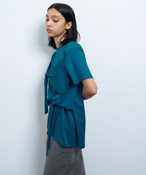 LANVIN en Bleu / ランバン オン ブルー Tシャツ | アシンメノットTシャツ | 詳細5