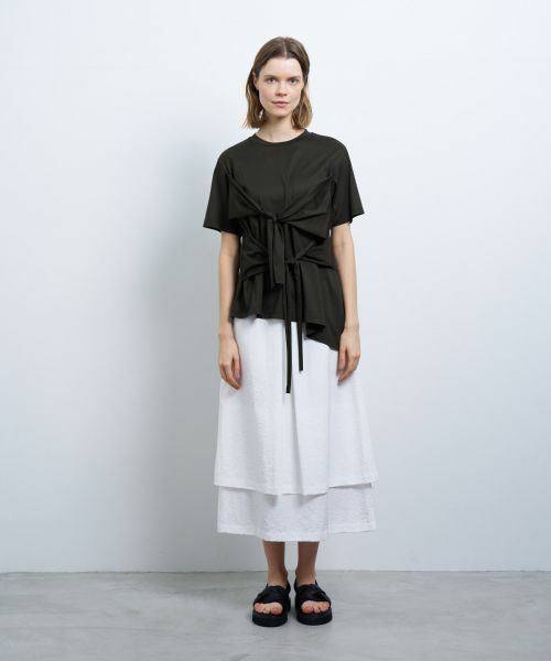 LANVIN en Bleu / ランバン オン ブルー Tシャツ | アシンメノットTシャツ | 詳細8