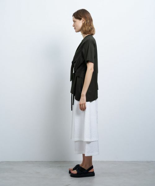 LANVIN en Bleu / ランバン オン ブルー Tシャツ | アシンメノットTシャツ | 詳細9