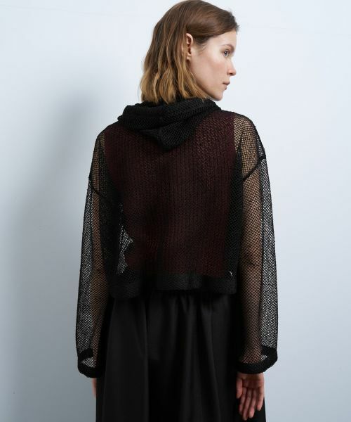 LANVIN en Bleu / ランバン オン ブルー カットソー | メッシュフーディー | 詳細19