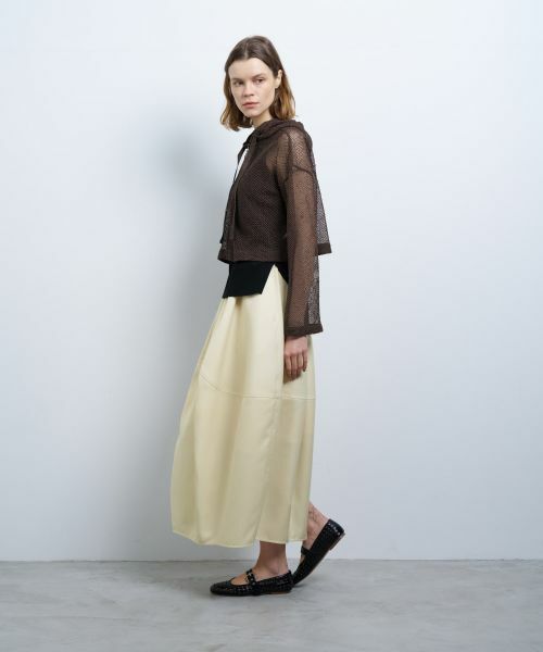 LANVIN en Bleu / ランバン オン ブルー カットソー | メッシュフーディー | 詳細2