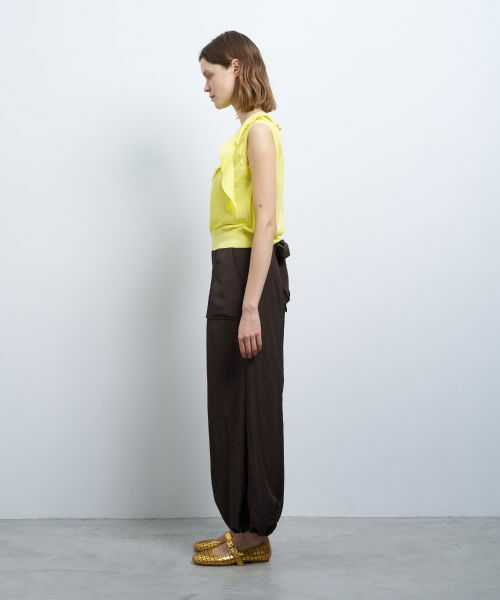 LANVIN en Bleu / ランバン オン ブルー ニット・セーター | フリルトリムノースリーブニット | 詳細2