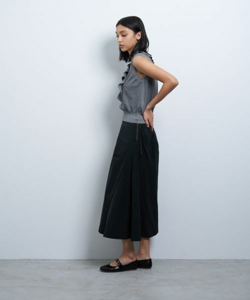 LANVIN en Bleu / ランバン オン ブルー ニット・セーター | フリルトリムノースリーブニット | 詳細21