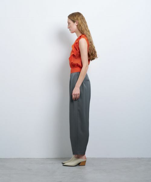 LANVIN en Bleu / ランバン オン ブルー ニット・セーター | フリルトリムノースリーブニット | 詳細8