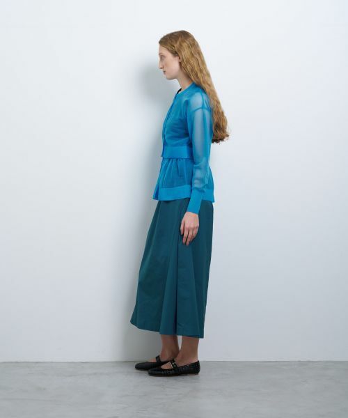 LANVIN en Bleu / ランバン オン ブルー カーディガン・ボレロ | シアーレイヤードカーディガン | 詳細2